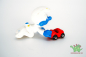 Preview: Schleich Baby Schlumpf mit Spielzeugauto 20215